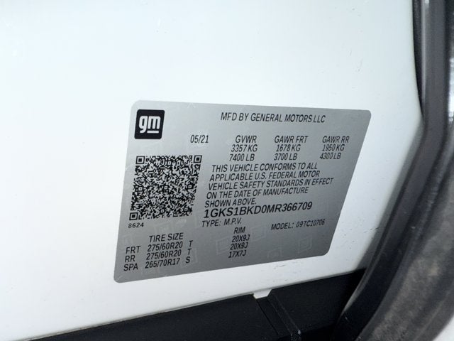 2021 GMC Yukon SLT