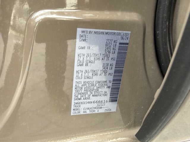 2024 Nissan Frontier PRO-X