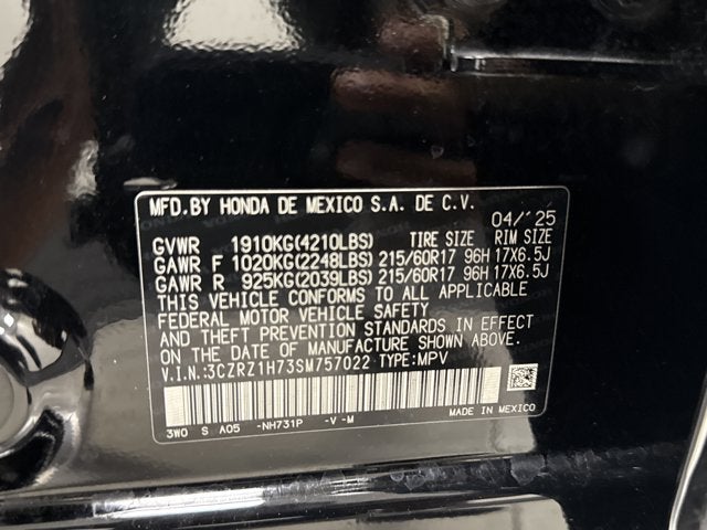 2025 Honda HR-V EX-L