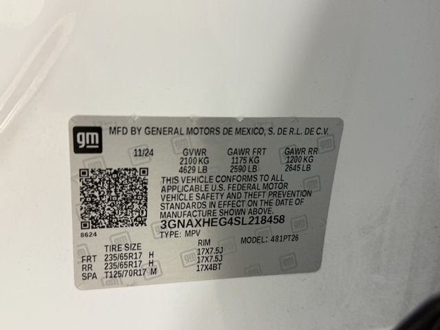 2025 Chevrolet Equinox FWD LT