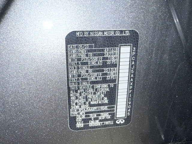 2023 INFINITI QX50 PURE FWD