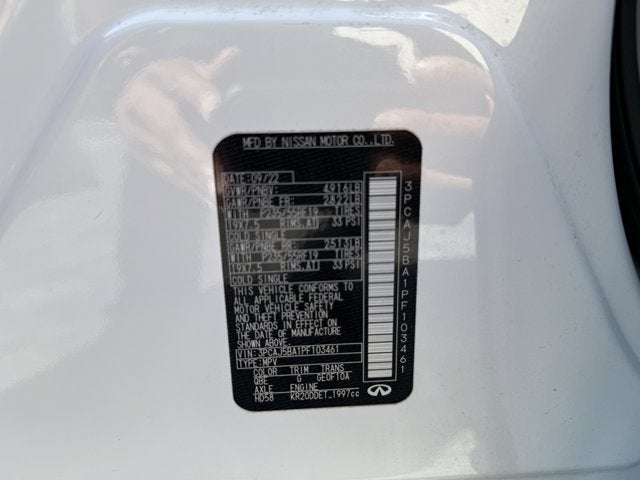 2023 INFINITI QX50 LUXE FWD