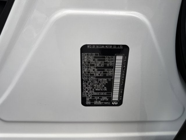 2025 INFINITI QX50 LUXE AWD