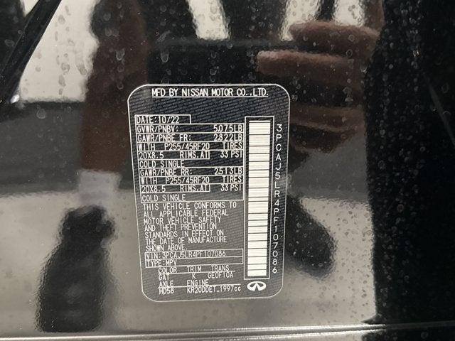 2023 INFINITI QX55 SENSORY AWD