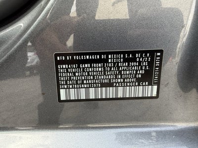 2022 Volkswagen Jetta SE