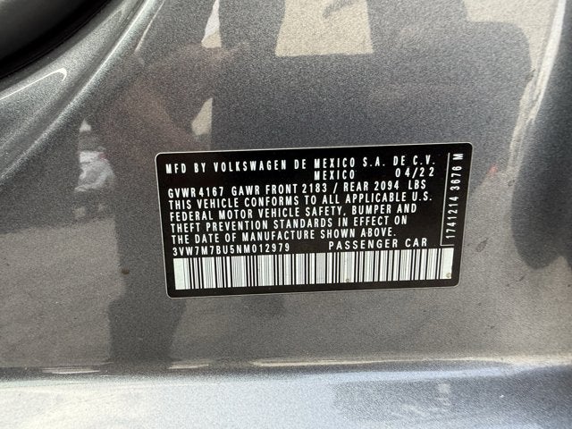 2022 Volkswagen Jetta SE