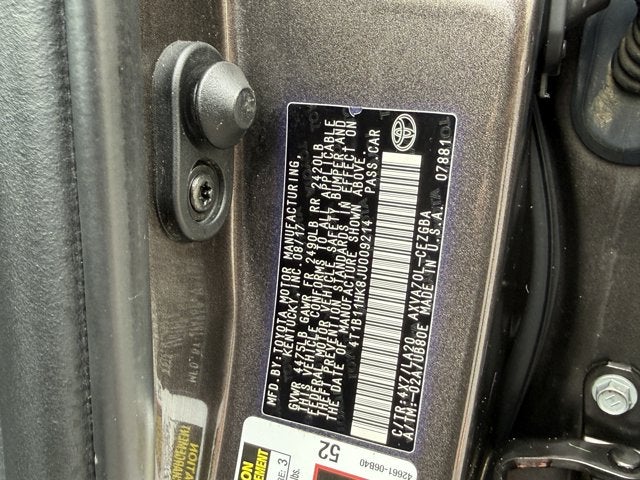 2018 Toyota Camry XLE