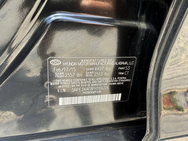 2015 Hyundai Sonata 2.4L Limited