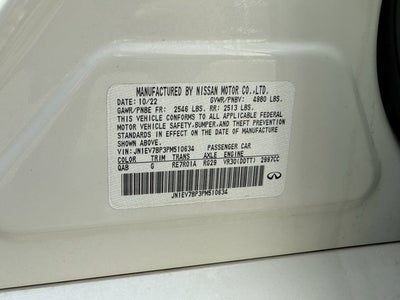 2023 INFINITI Q50 LUXE RWD