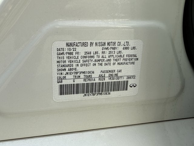 2023 INFINITI Q50 LUXE RWD