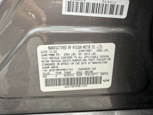 2023 INFINITI Q50 LUXE RWD