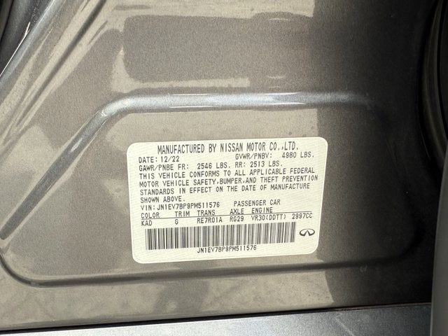 2023 INFINITI Q50 LUXE RWD