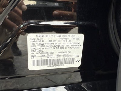 2023 INFINITI Q50 SENSORY RWD