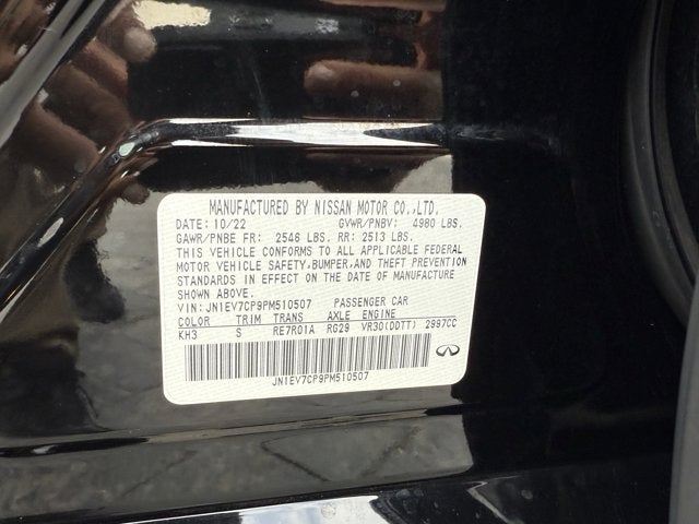 2023 INFINITI Q50 SENSORY RWD