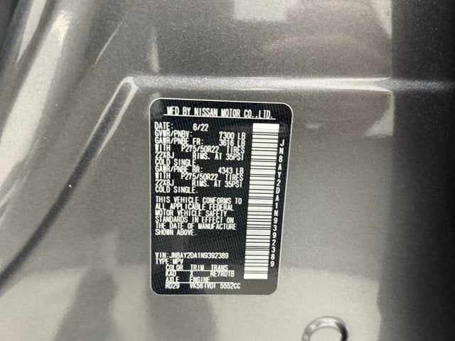 2022 Nissan Armada Platinum