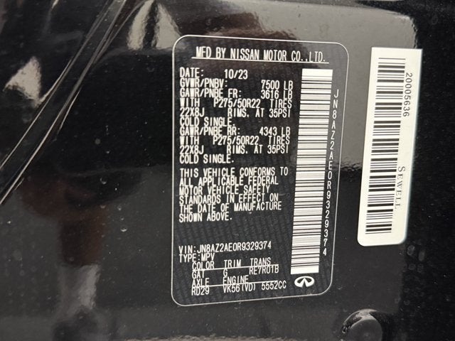 2024 INFINITI QX80 PREMIUM SELECT 4WD