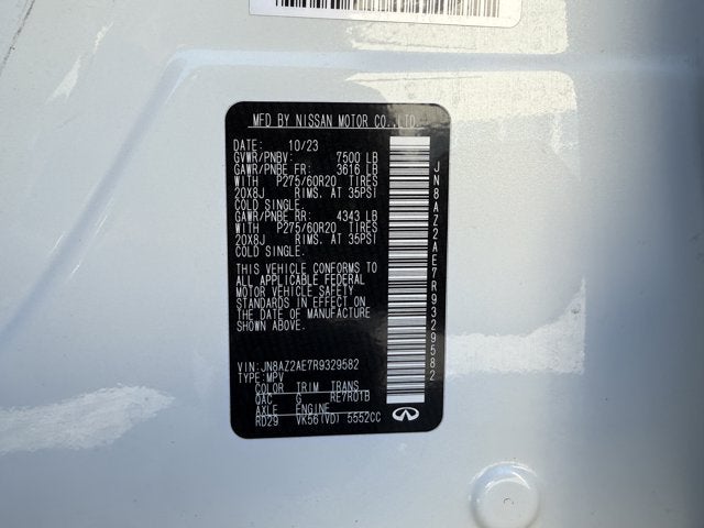 2024 INFINITI QX80 LUXE 4WD