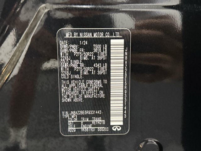 2024 INFINITI QX80 SENSORY 4WD