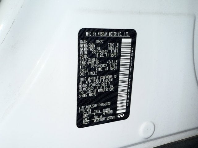 2023 INFINITI QX80 SENSORY RWD