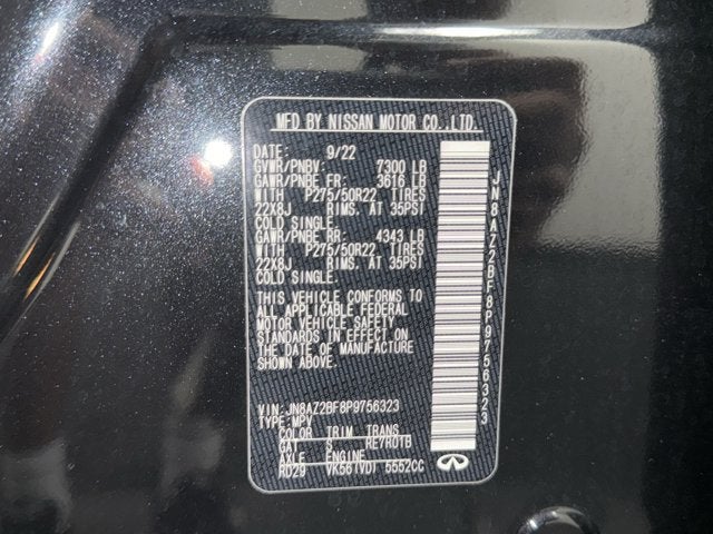 2023 INFINITI QX80 SENSORY RWD