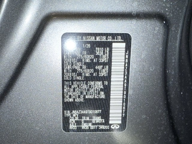 2026 INFINITI QX80 Pure 2WD