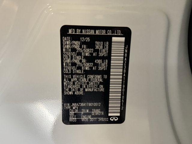 2026 INFINITI QX80 Luxe 2WD