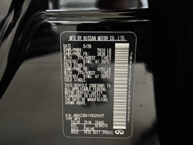 2027 INFINITI QX80 Luxe 2WD