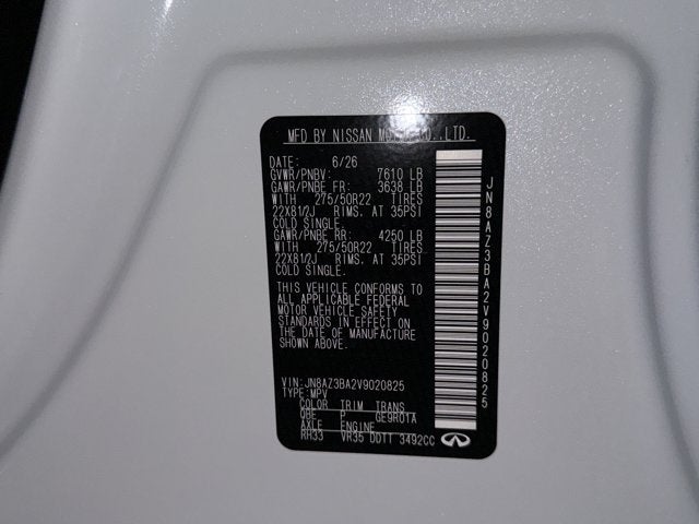 2027 INFINITI QX80 Luxe 2WD