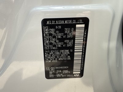 2027 INFINITI QX80 Luxe 2WD