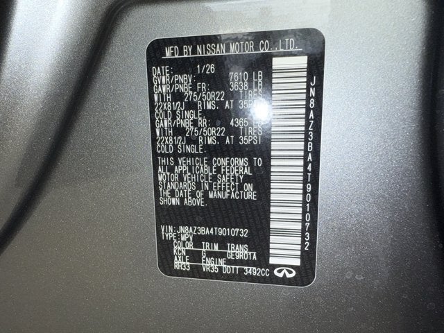 2026 INFINITI QX80 Luxe 2WD