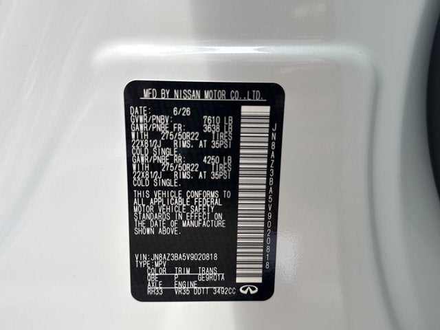 2027 INFINITI QX80 Luxe 2WD