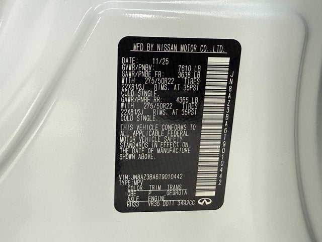 2026 INFINITI QX80 Luxe 2WD