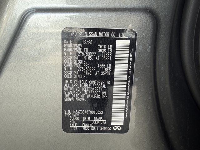 2026 INFINITI QX80 Luxe 2WD