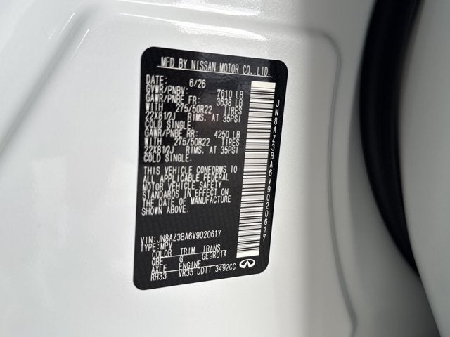 2027 INFINITI QX80 Luxe 2WD