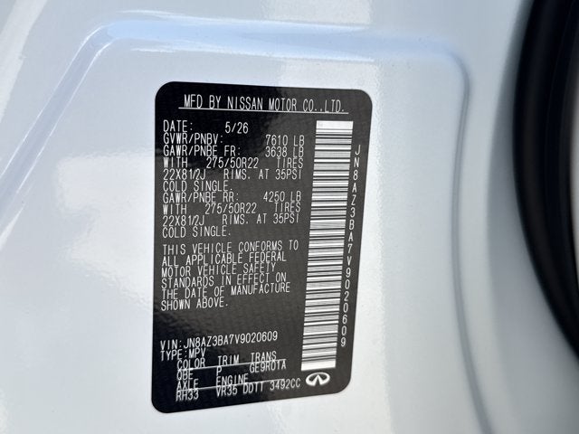 2027 INFINITI QX80 Luxe 2WD
