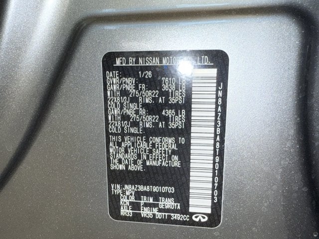 2026 INFINITI QX80 Luxe 2WD
