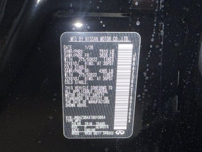 2026 INFINITI QX80 Luxe 2WD