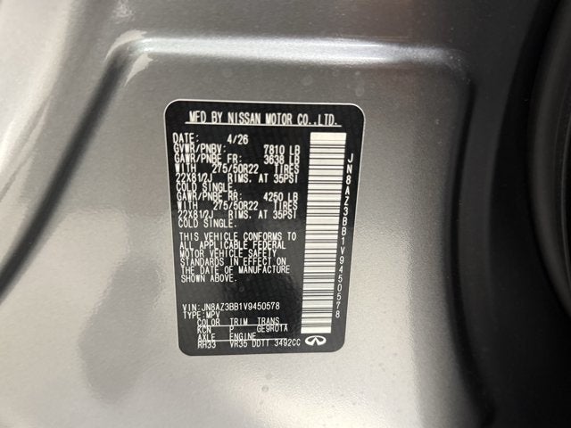 2027 INFINITI QX80 Luxe 4WD
