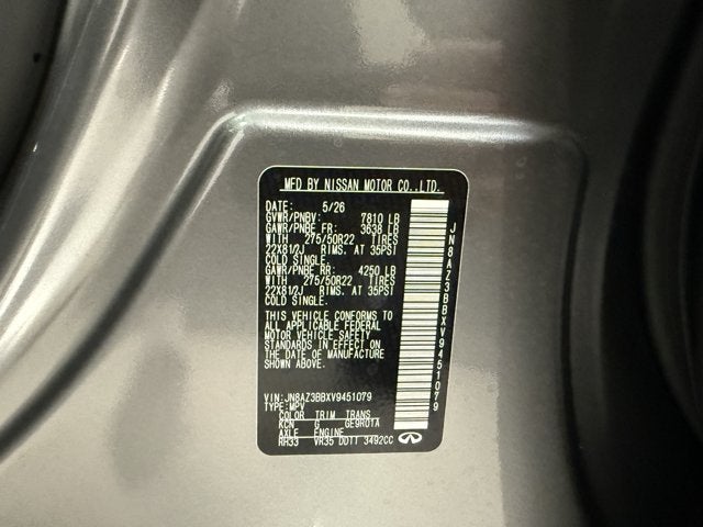 2027 INFINITI QX80 Luxe 4WD