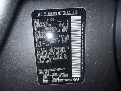 2026 INFINITI QX80 Luxe 2WD