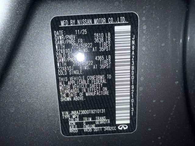 2026 INFINITI QX80 Luxe 2WD