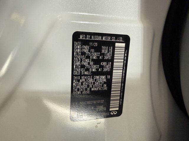 2026 INFINITI QX80 Luxe 2WD