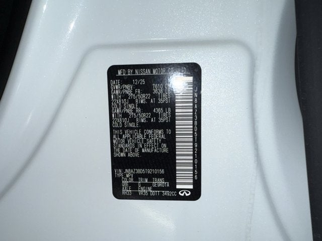 2026 INFINITI QX80 Luxe 2WD