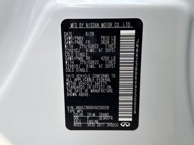 2027 INFINITI QX80 Luxe 2WD