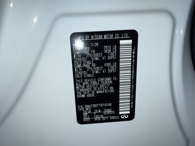 2026 INFINITI QX80 Luxe 2WD