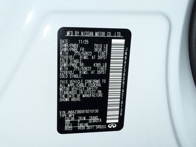 2026 INFINITI QX80 Luxe 2WD