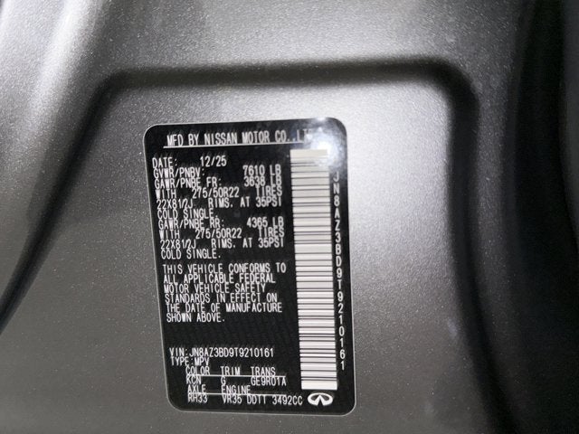 2026 INFINITI QX80 Luxe 2WD