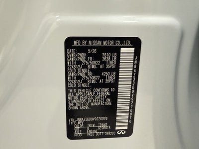 2027 INFINITI QX80 Luxe 2WD