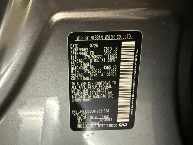 2026 INFINITI QX80 Autograph 4WD