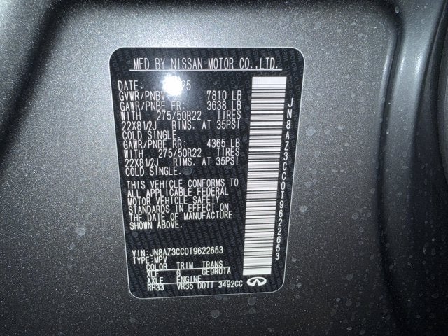 2026 INFINITI QX80 Autograph 4WD